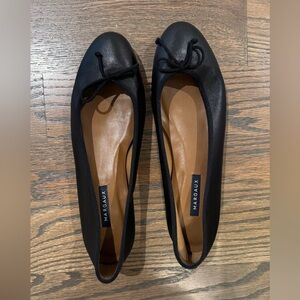 Margaux black ballet flats gently used 40.5